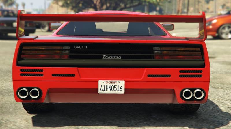 Grotti Turismo Classic; rear view.
